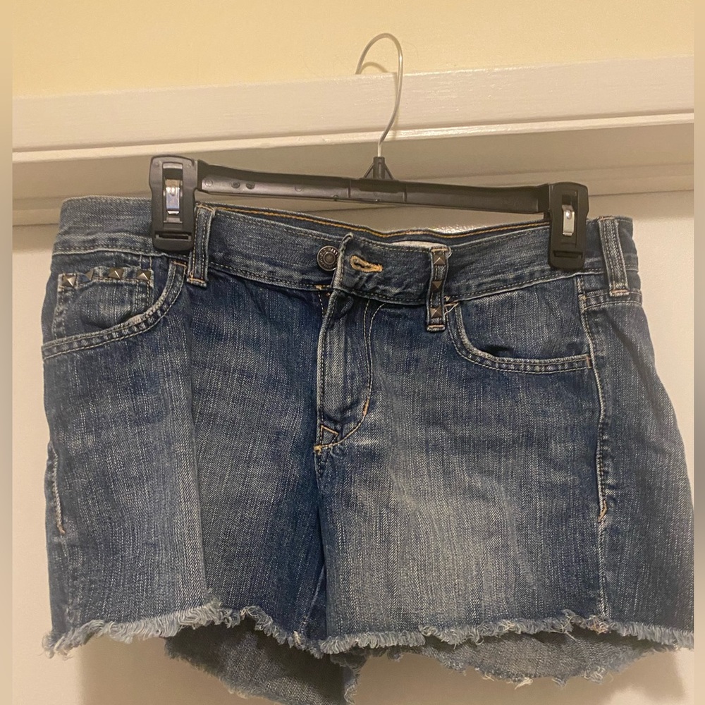 Old Navy Jean Shorts Dark Blue Never Worn Size 8